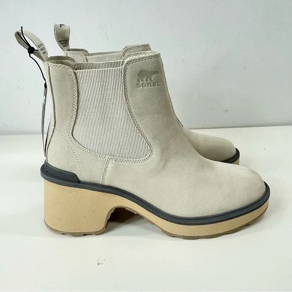 NWT Sorel Hi-line Chelsea Boot in Chalk/Ceramic Size 10.5 - Picture 3 of 14